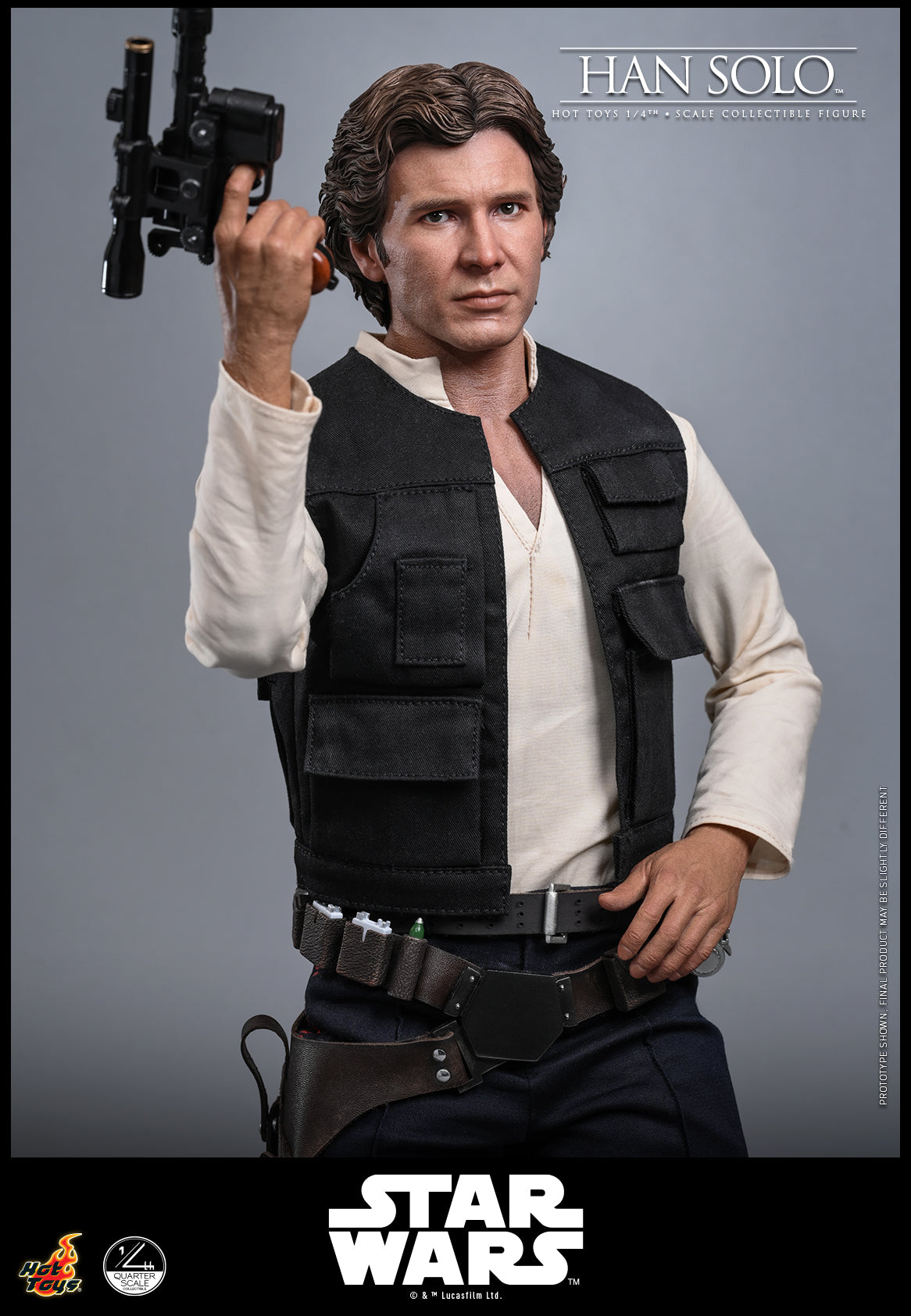 Pre-Order “Star Wars: A New Hope™” 1/4th Scale Han Solo™ Collectible Figure