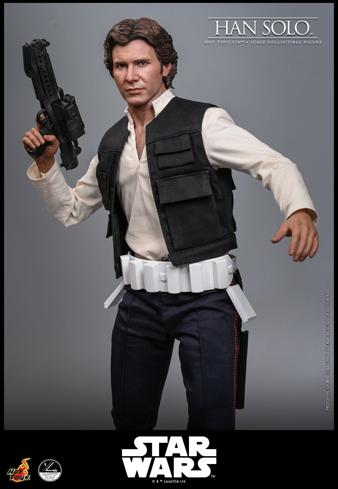 Pre-Order “Star Wars: A New Hope™” 1/4th Scale Han Solo™ Collectible Figure