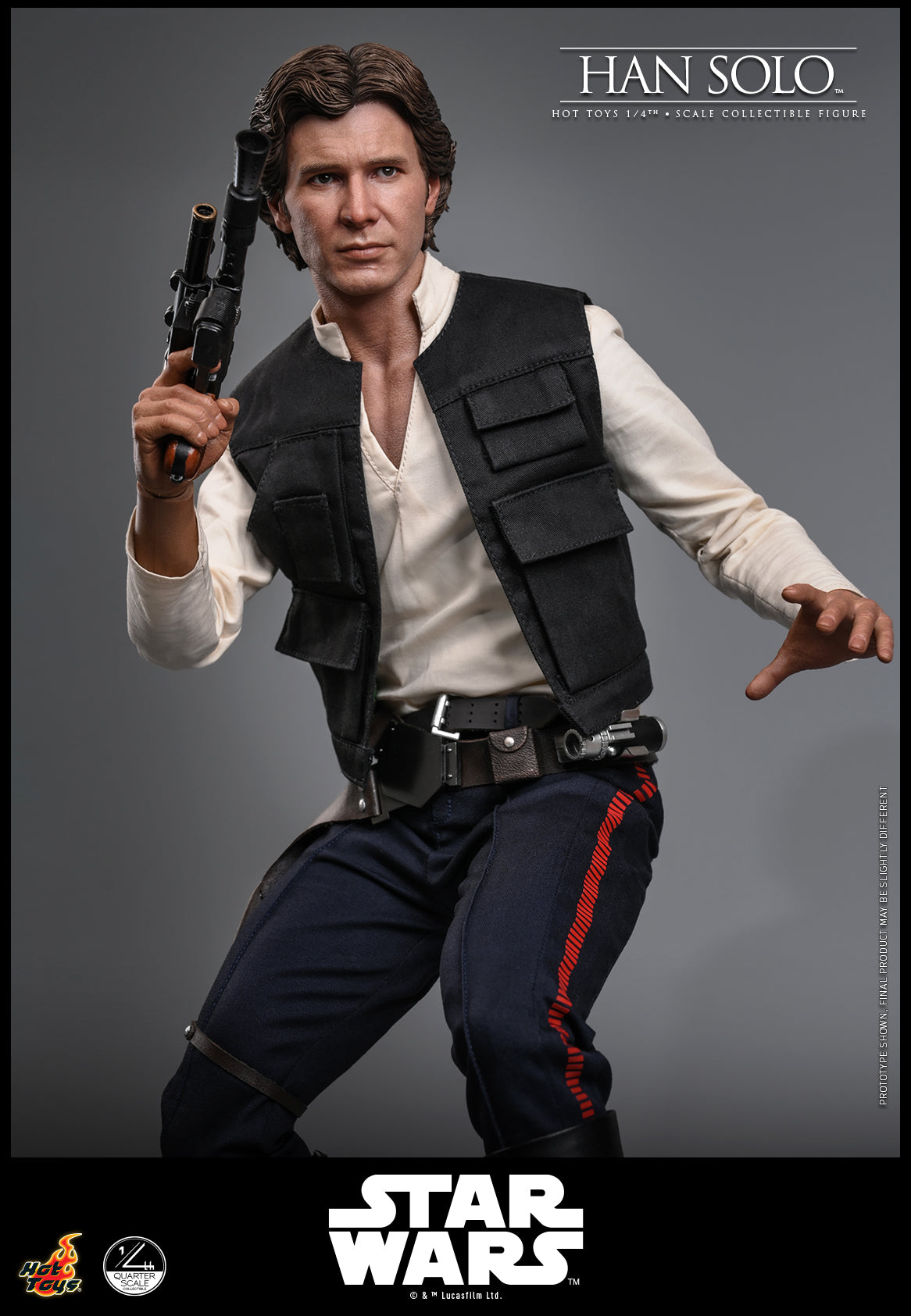 Pre-Order “Star Wars: A New Hope™” 1/4th Scale Han Solo™ Collectible Figure
