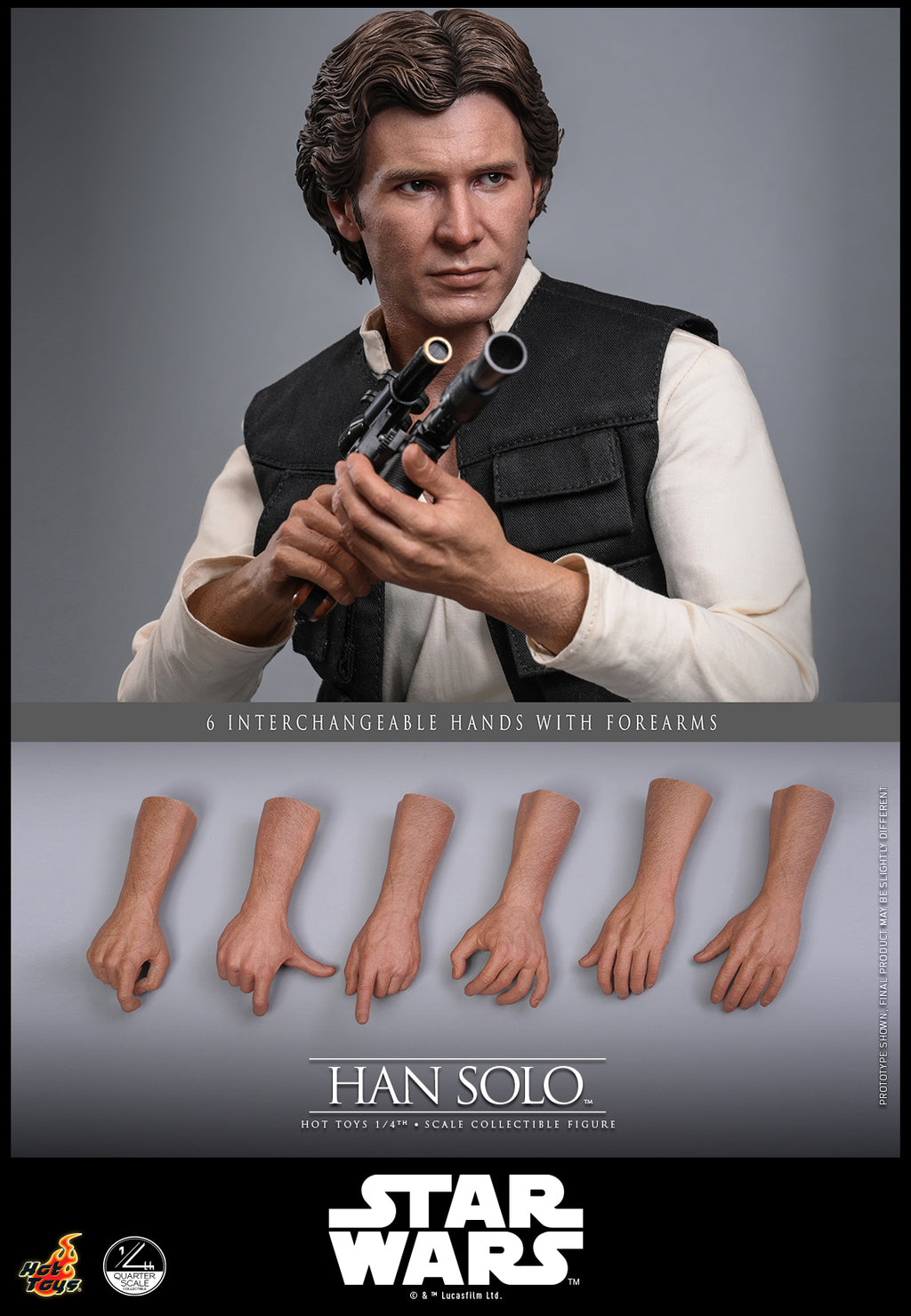 Pre-Order “Star Wars: A New Hope™” 1/4th Scale Han Solo™ Collectible Figure