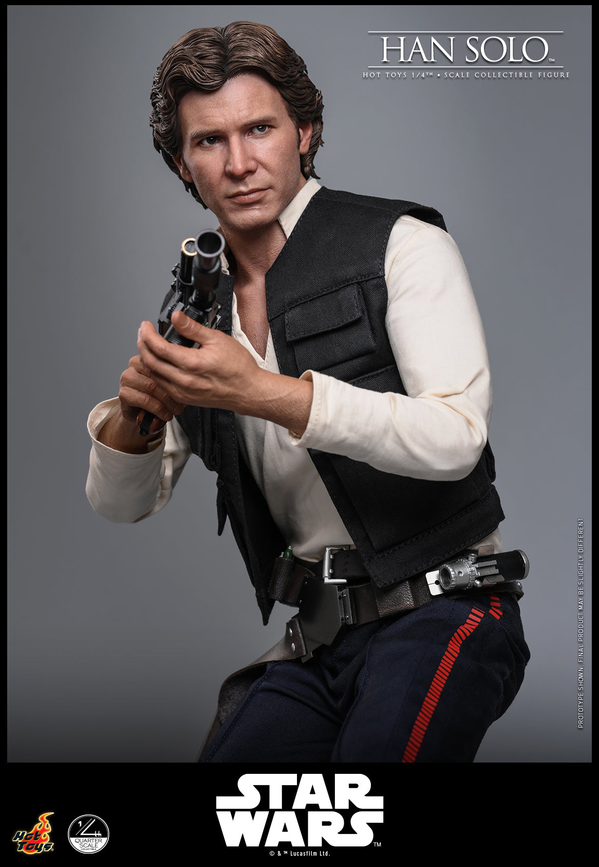 Pre-Order “Star Wars: A New Hope™” 1/4th Scale Han Solo™ Collectible Figure