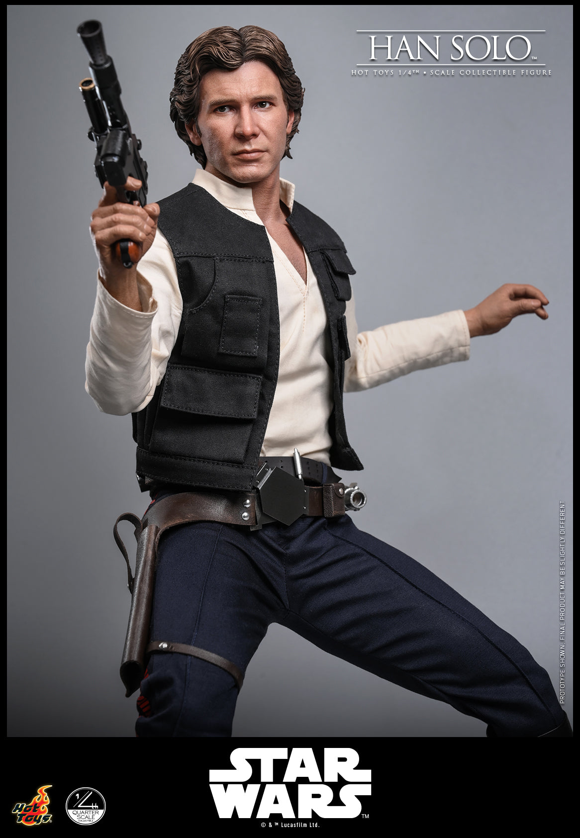 Pre-Order “Star Wars: A New Hope™” 1/4th Scale Han Solo™ Collectible Figure