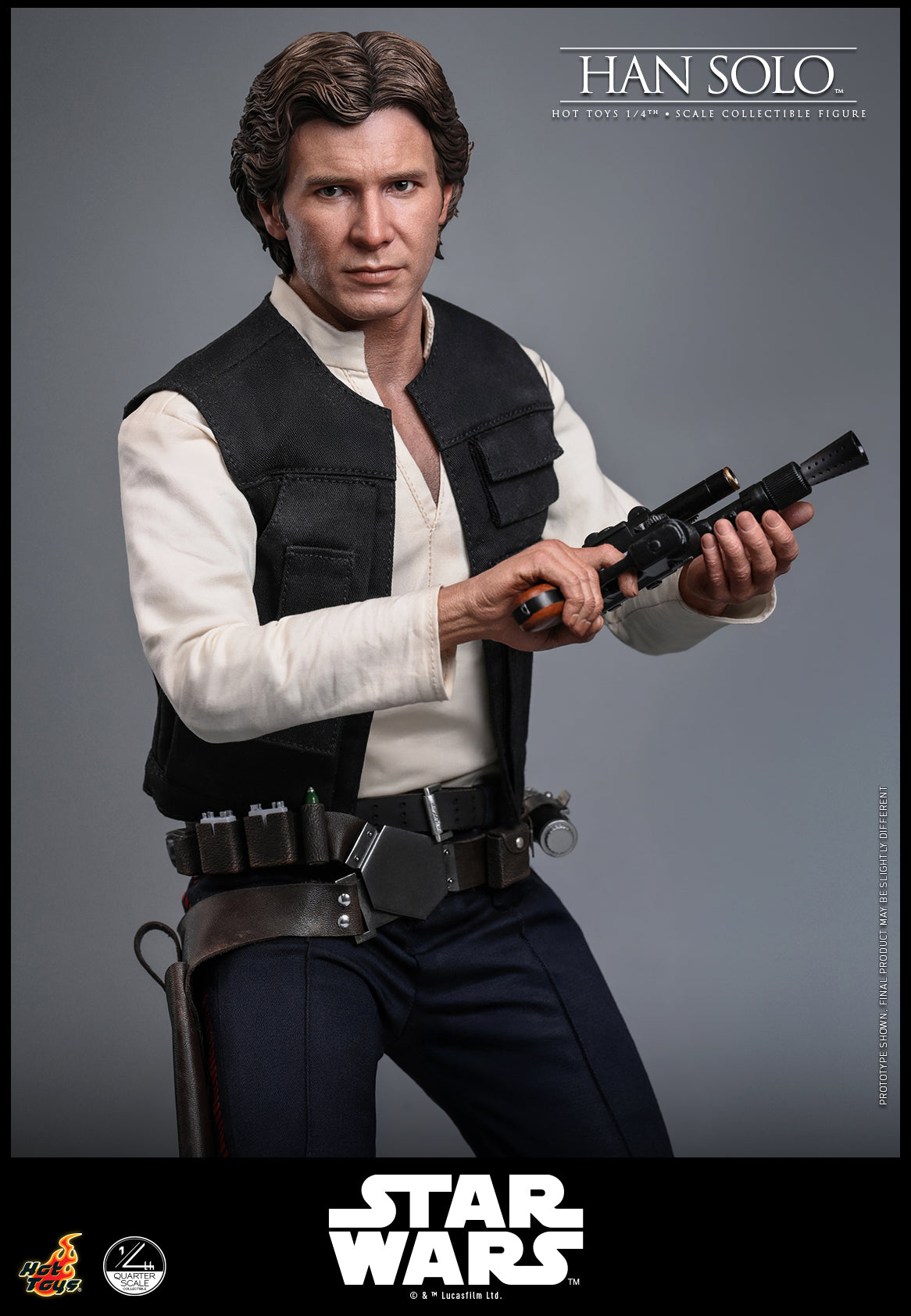 Pre-Order “Star Wars: A New Hope™” 1/4th Scale Han Solo™ Collectible Figure