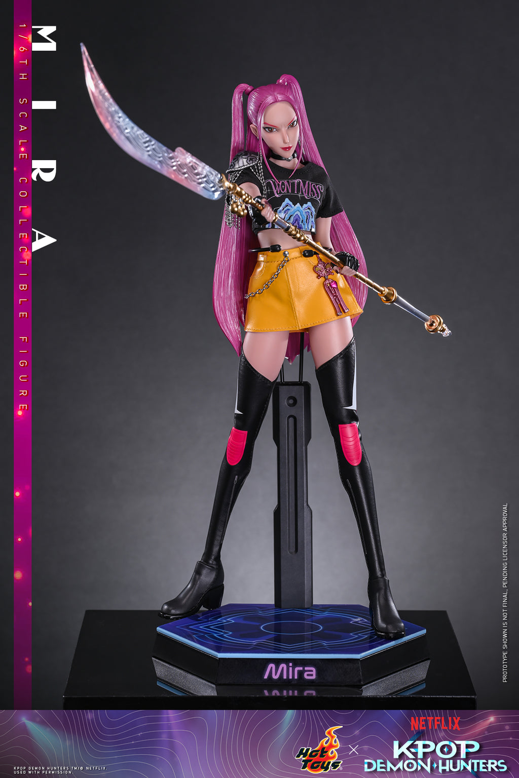 Pre-Order “KPop Demon Hunters” 1/6th Scale Rumi, Mira & Zoey Collectible Set