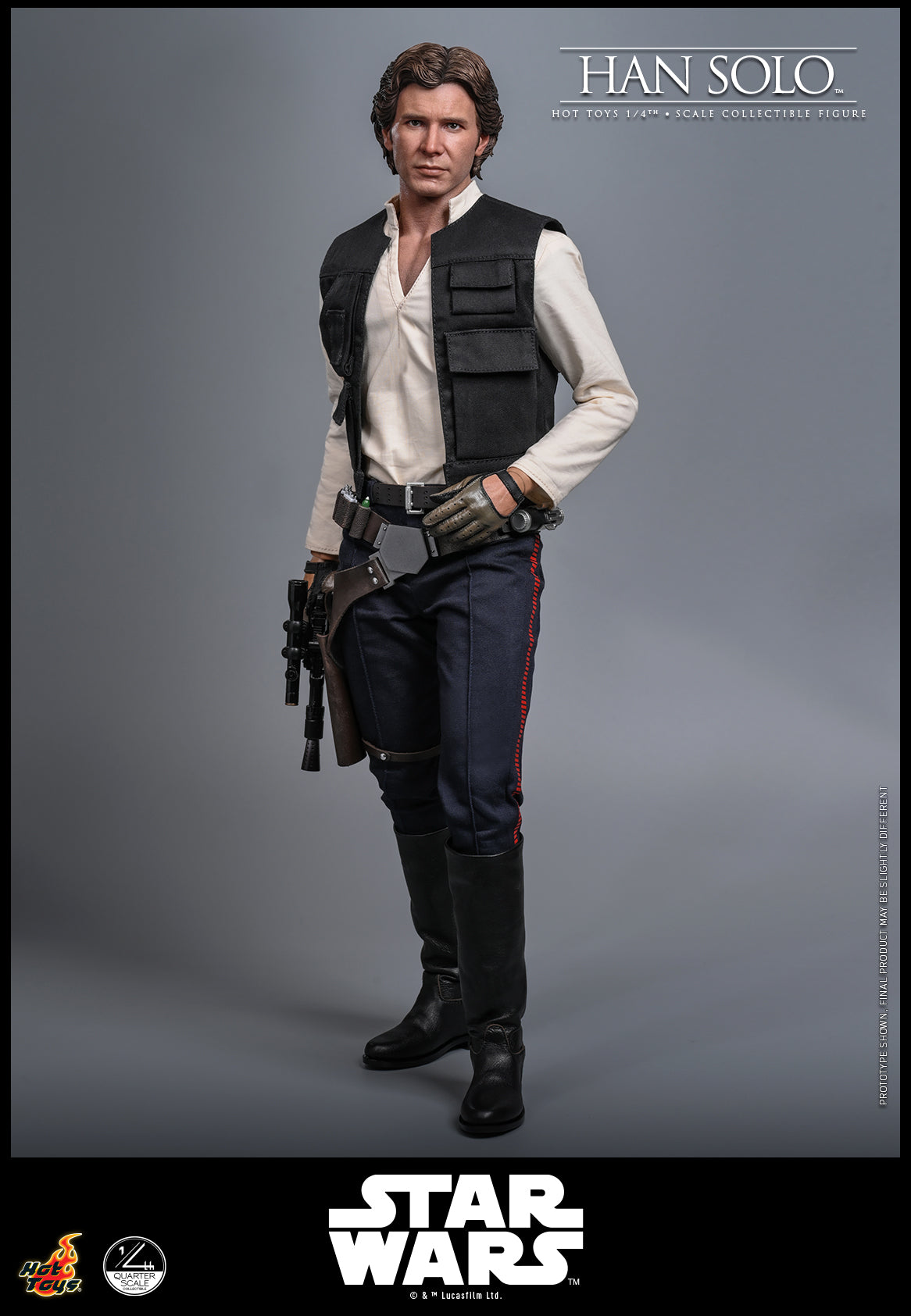 Pre-Order “Star Wars: A New Hope™” 1/4th Scale Han Solo™ Collectible Figure