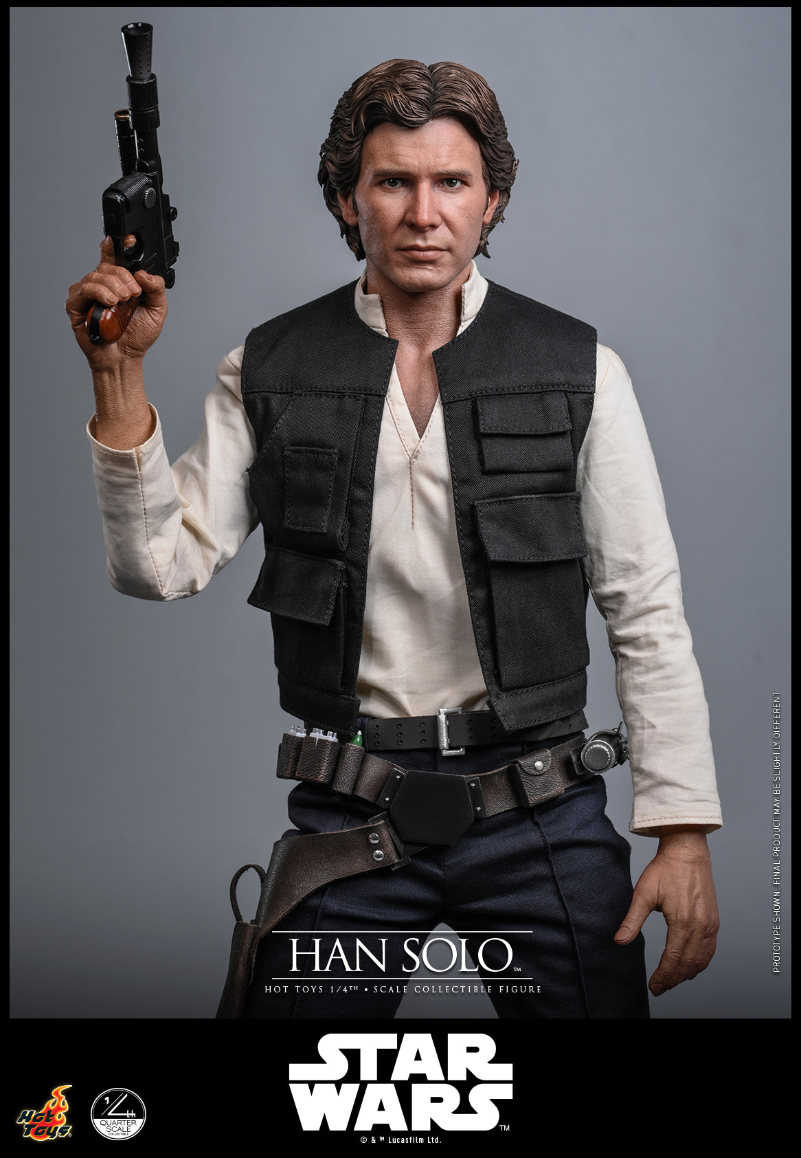 Pre-Order “Star Wars: A New Hope™” 1/4th Scale Han Solo™ Collectible Figure