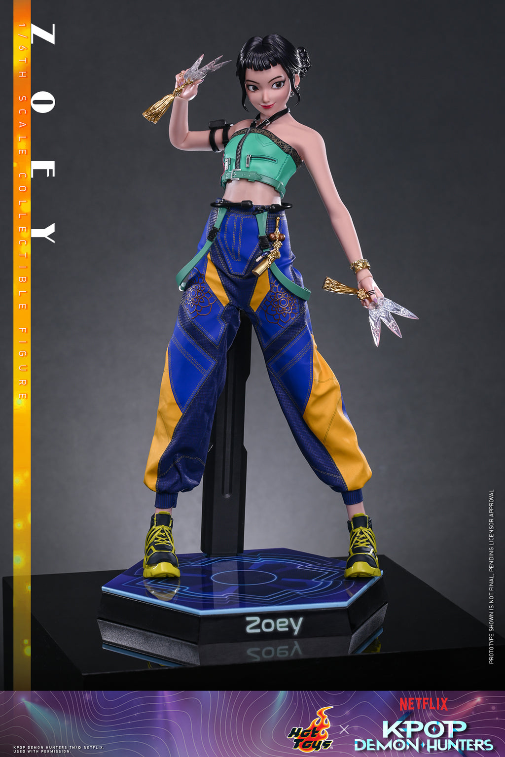 Pre-Order “KPop Demon Hunters” 1/6th Scale Rumi, Mira & Zoey Collectible Set