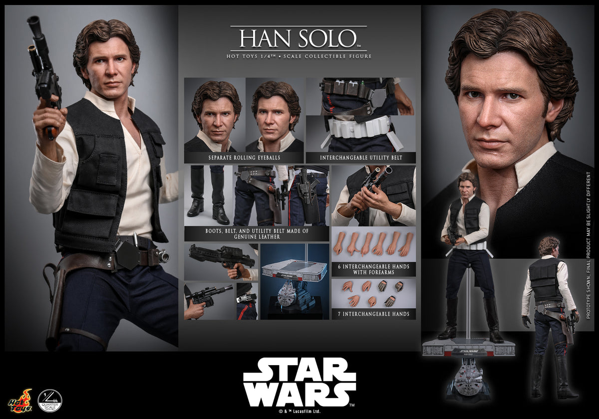 Pre-Order “Star Wars: A New Hope™” 1/4th Scale Han Solo™ Collectible Figure