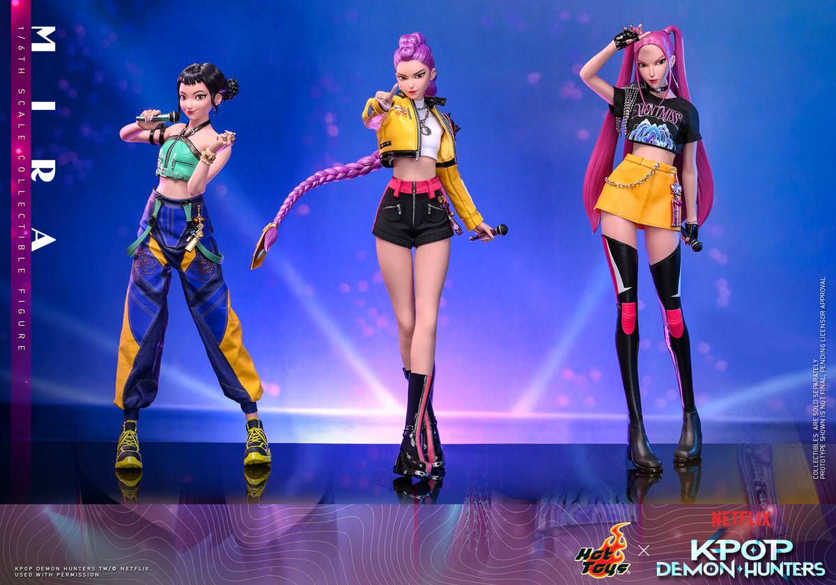 Pre-Order “KPop Demon Hunters” 1/6th Scale Rumi, Mira & Zoey Collectible Set