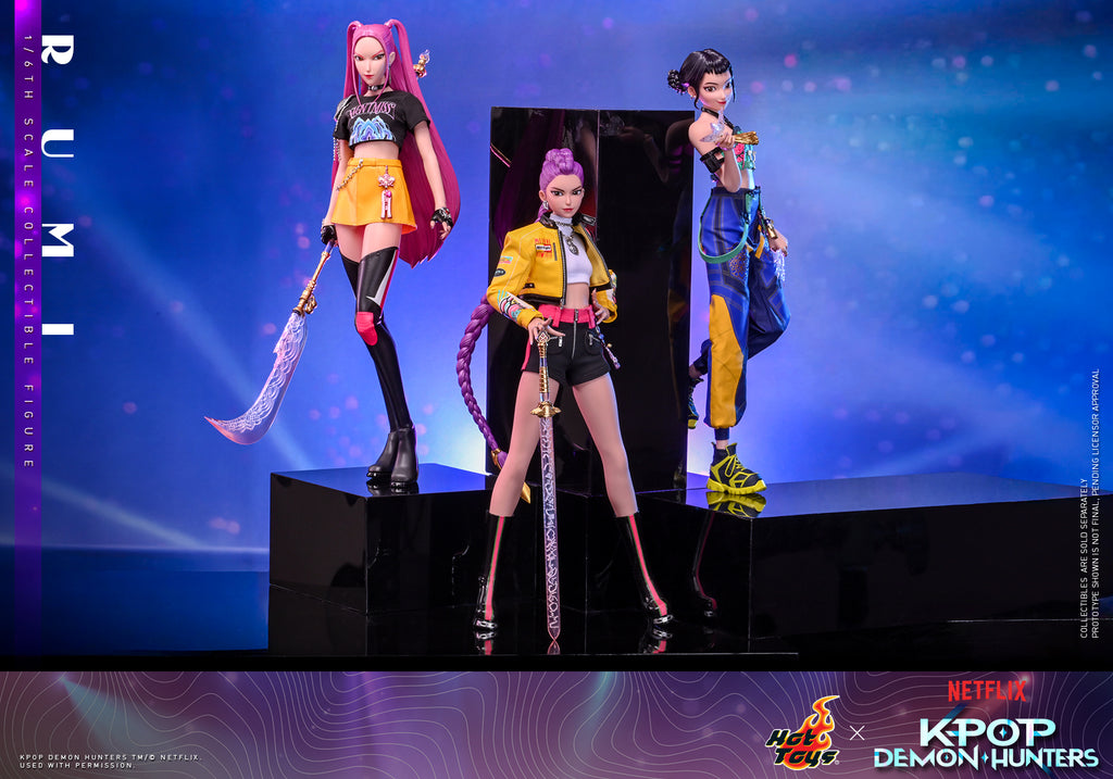 Pre-Order “KPop Demon Hunters” 1/6th Scale Rumi, Mira & Zoey Collectible Set