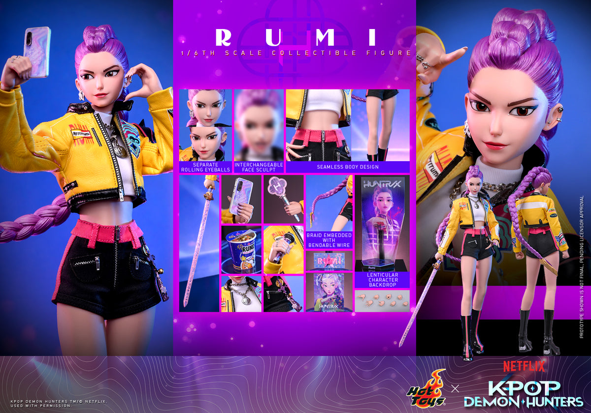 Pre-Order “KPop Demon Hunters” 1/6th Scale Rumi, Mira & Zoey Collectible Set