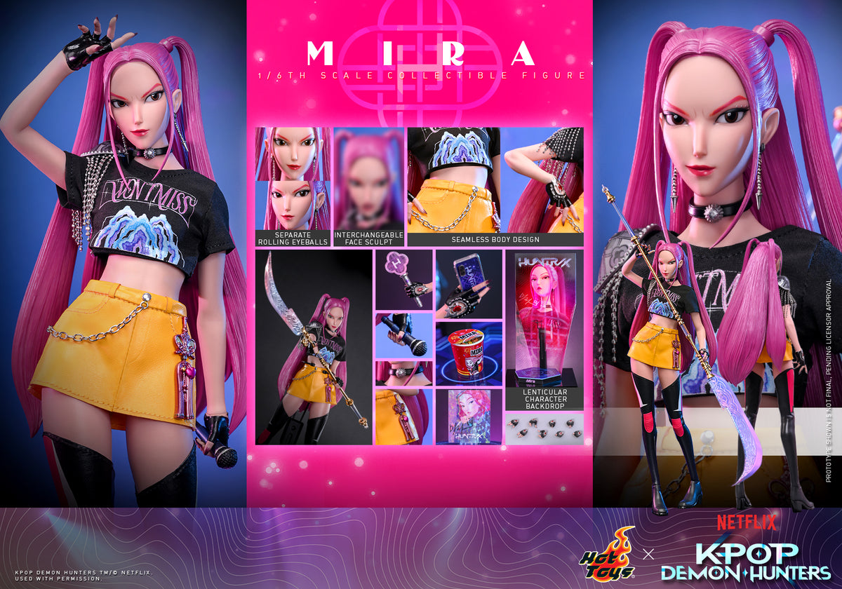 Pre-Order “KPop Demon Hunters” 1/6th Scale Rumi, Mira & Zoey Collectible Set