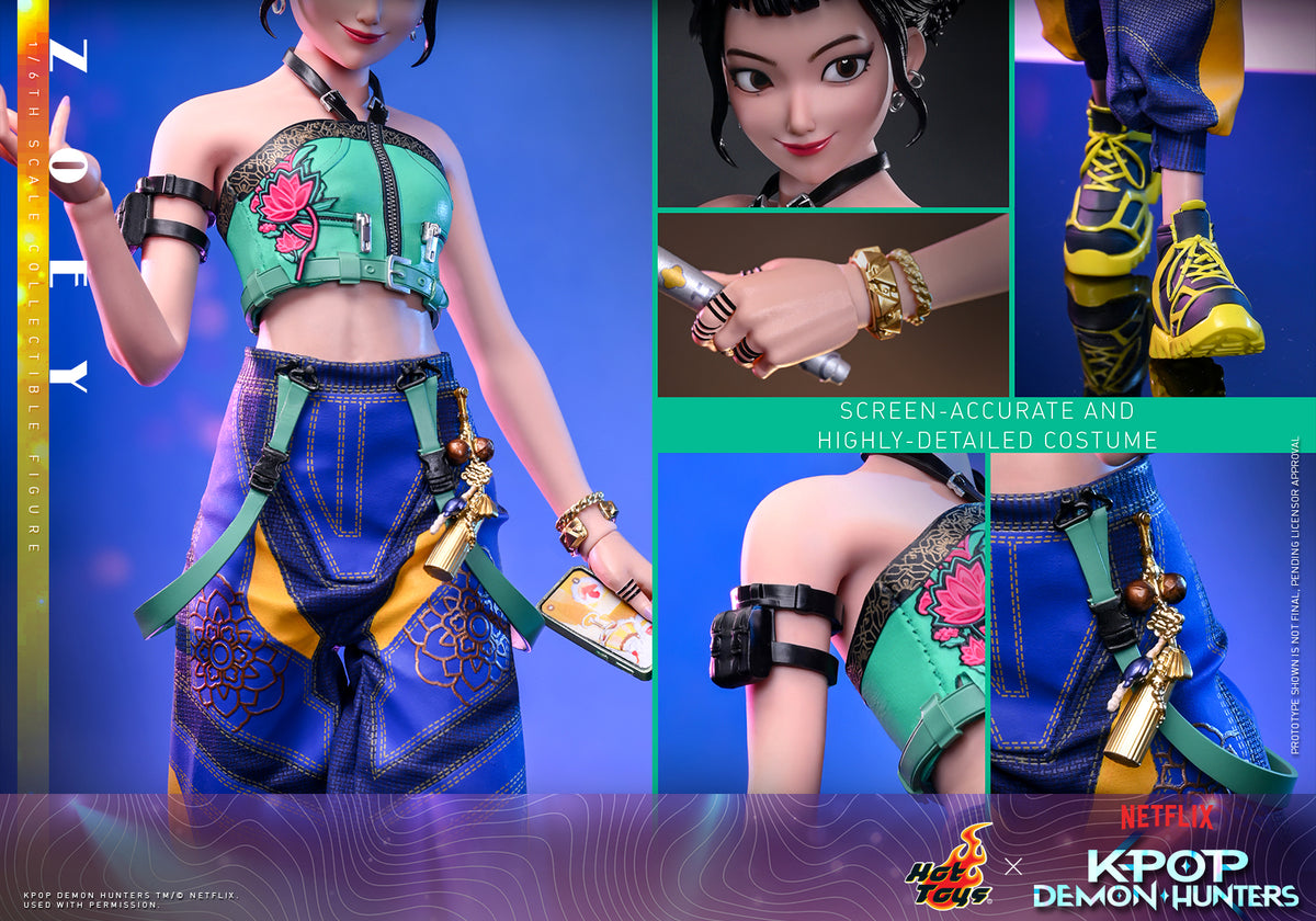 Pre-Order “KPop Demon Hunters” 1/6th Scale Rumi, Mira & Zoey Collectible Set
