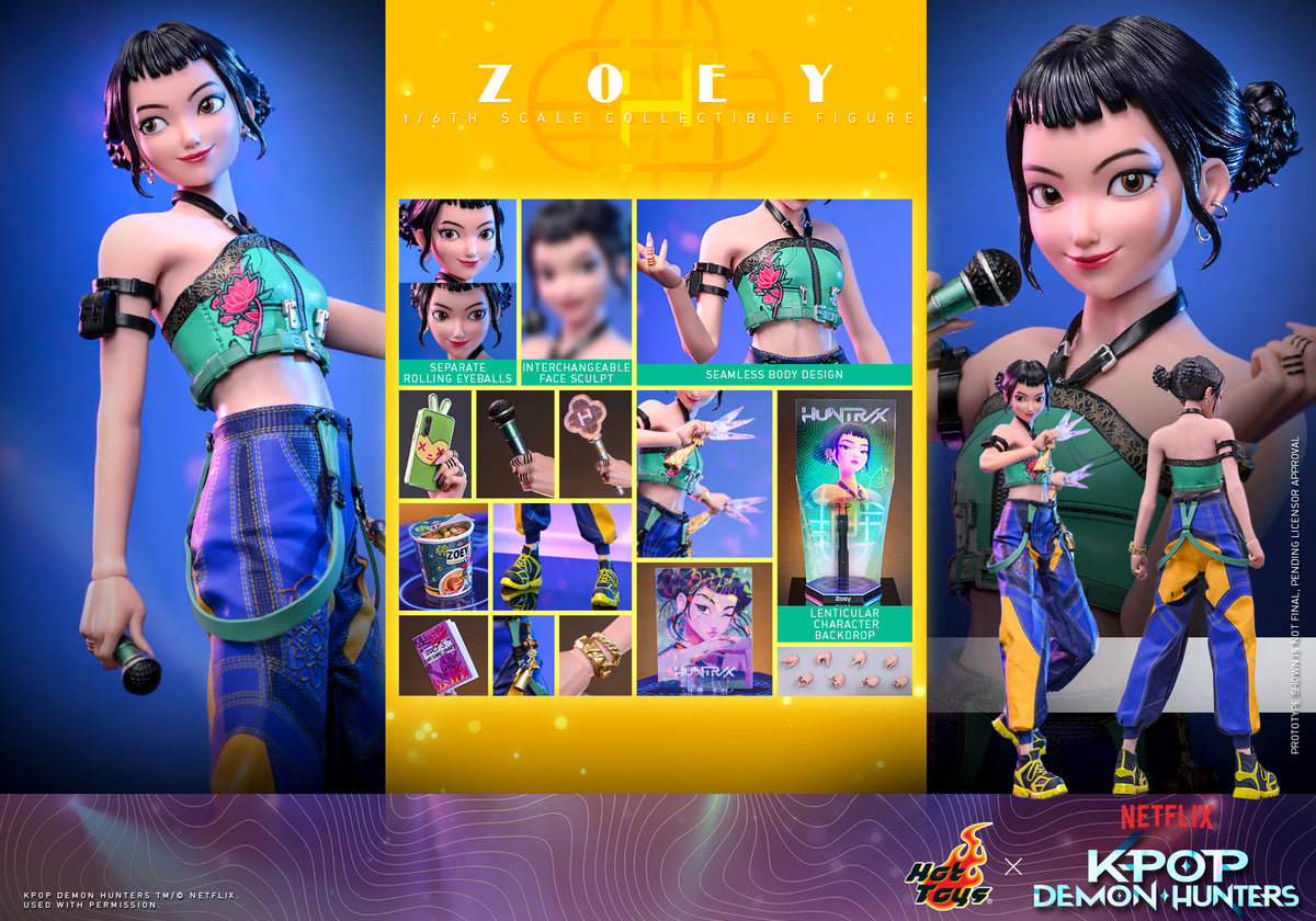 Pre-Order “KPop Demon Hunters” 1/6th Scale Rumi, Mira & Zoey Collectible Set