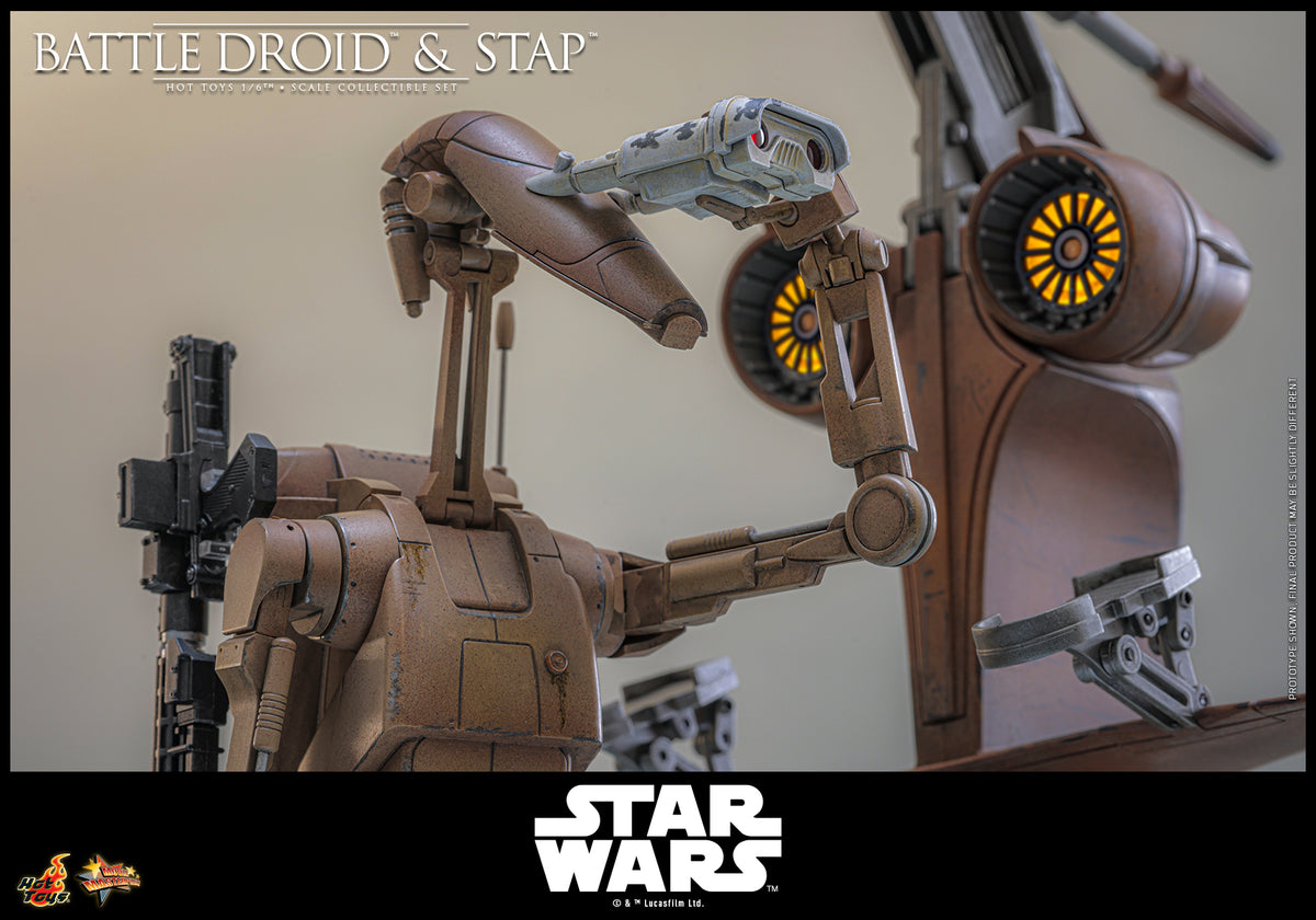 "Star Wars: The Phantom Menace™"1/6th scale Battle Droid™ & STAP™ Collectible Set