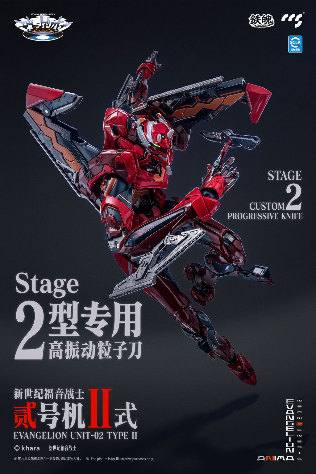 CCSTOYS MORTAL MIND Evangelion ANIMA Evangelion Unit-02 Type II