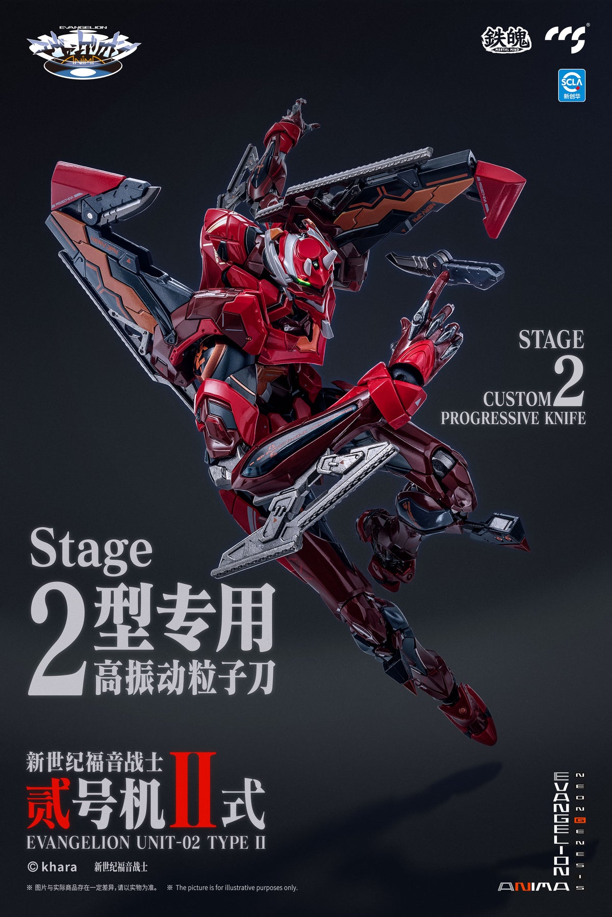 CCSTOYS MORTAL MIND Evangelion ANIMA Evangelion Unit-02 Type II