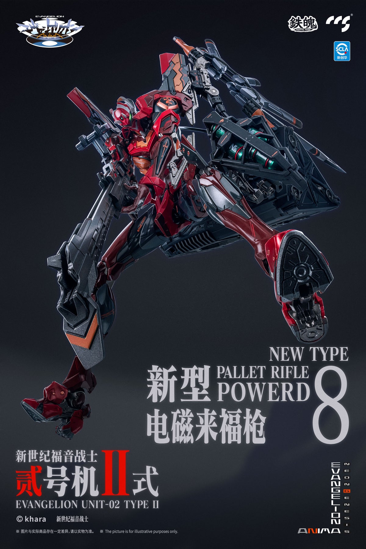 CCSTOYS MORTAL MIND Evangelion ANIMA Evangelion Unit-02 Type II