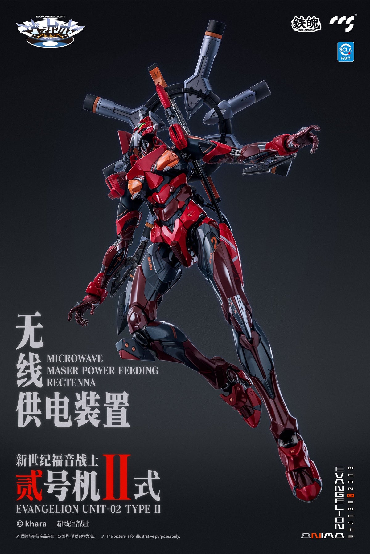 CCSTOYS MORTAL MIND Evangelion ANIMA Evangelion Unit-02 Type II