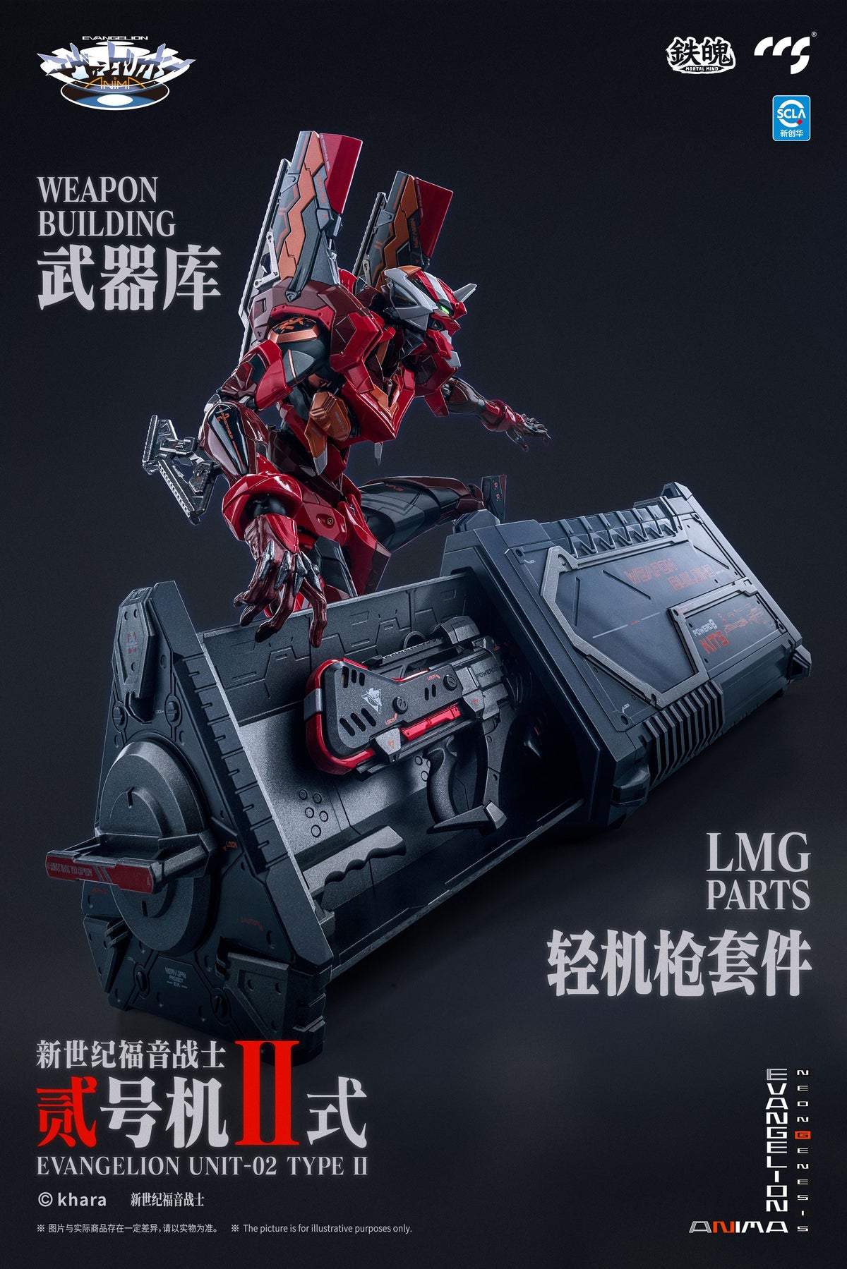 CCSTOYS MORTAL MIND Evangelion ANIMA Evangelion Unit-02 Type II