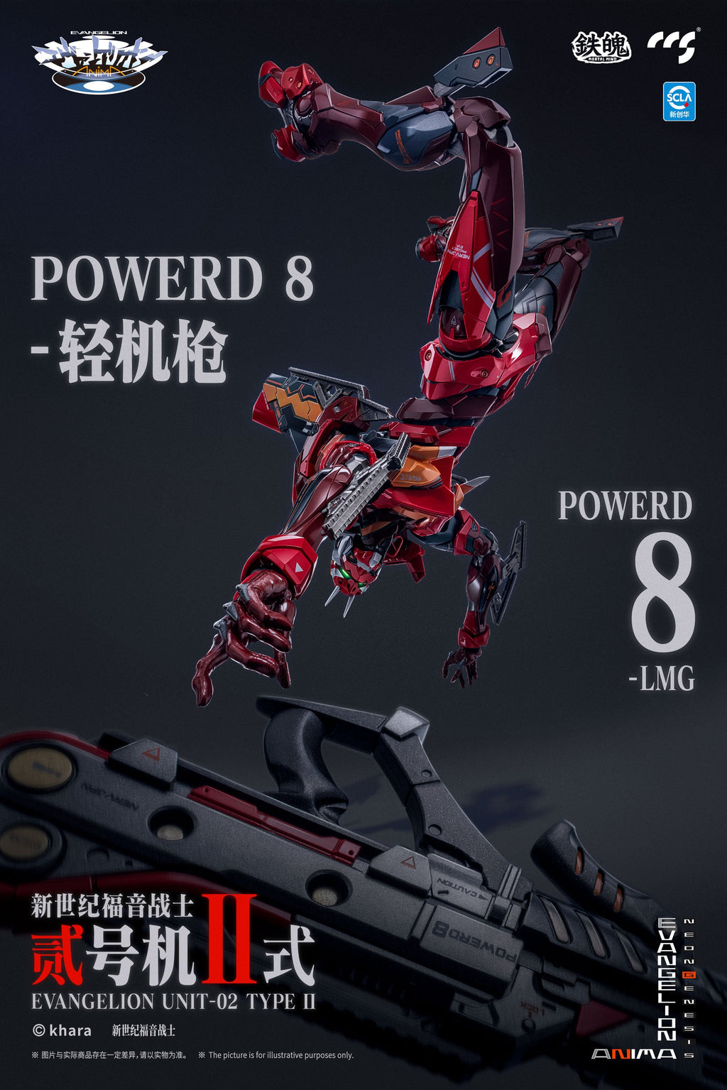 CCSTOYS MORTAL MIND Evangelion ANIMA Evangelion Unit-02 Type II