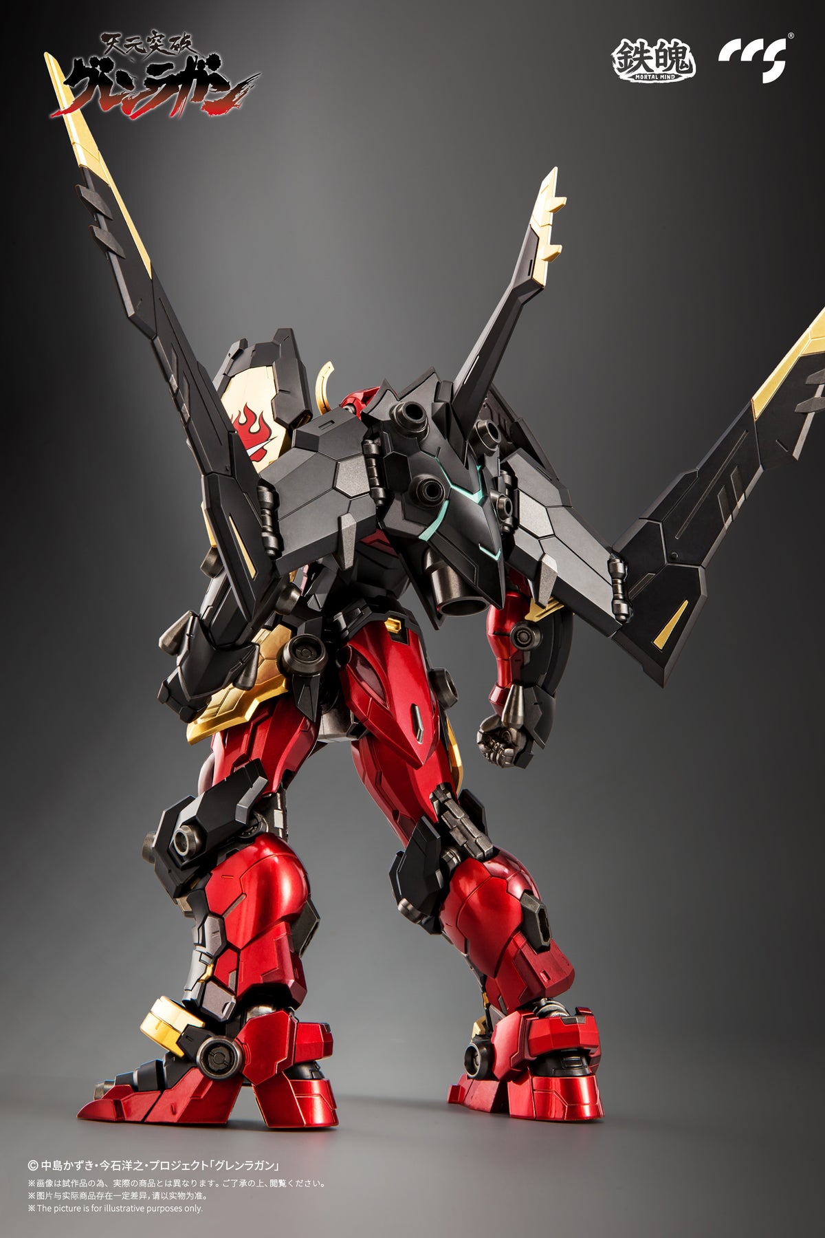 CCSTOYS MORTAL MIND Gurren Lagann Alloy Action Figure (Reissue)
