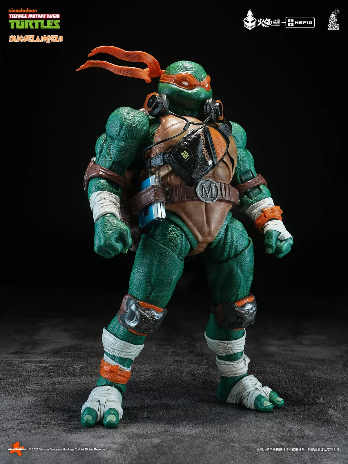 HEATBOYS TMNT Michelangelo Deluxe Edition action figure