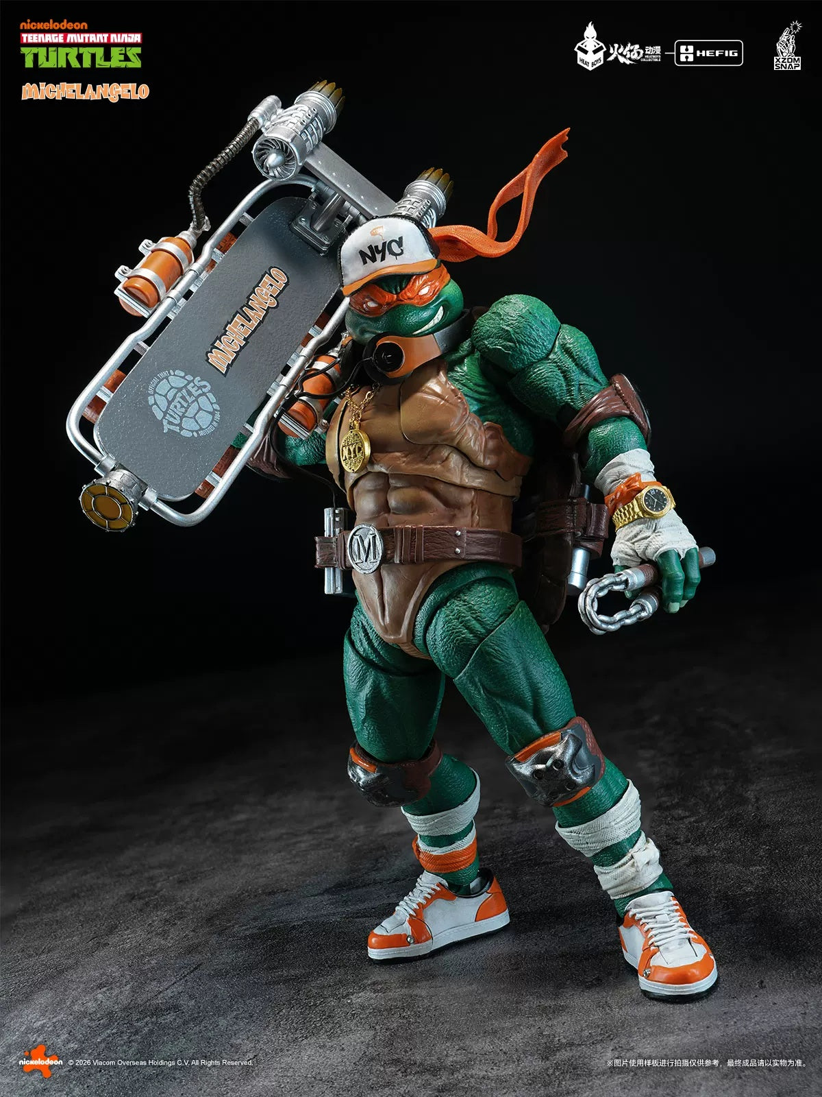 HEATBOYS TMNT Michelangelo Deluxe Edition skateboard accessory