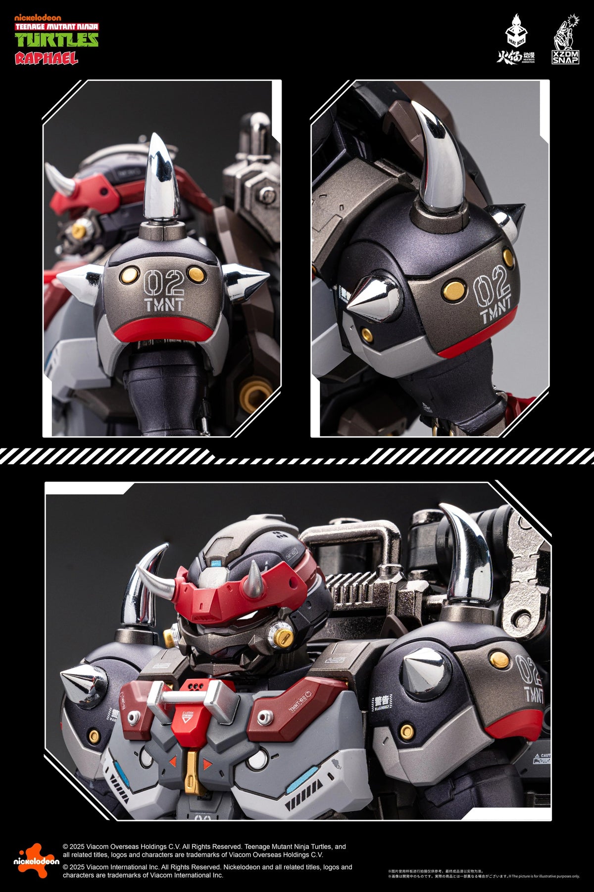 HEATBOYS TMNT Mechaheat Raphael detail