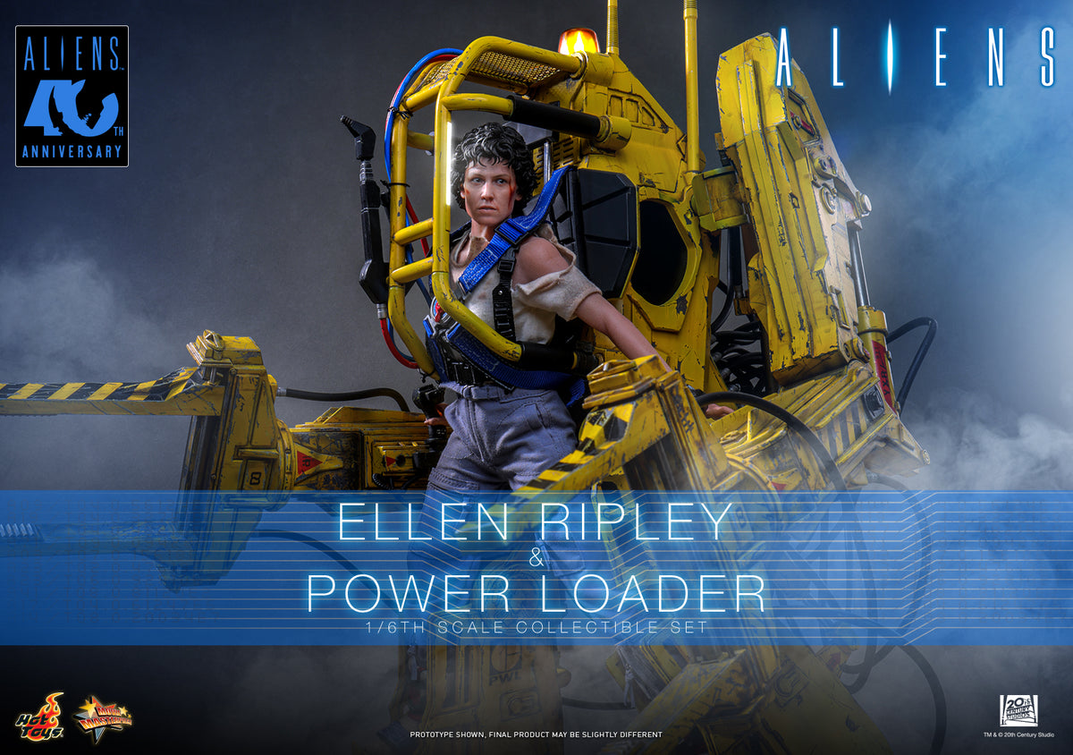 Hot Toys Aliens Ellen Ripley and Power Loader Collectible Set