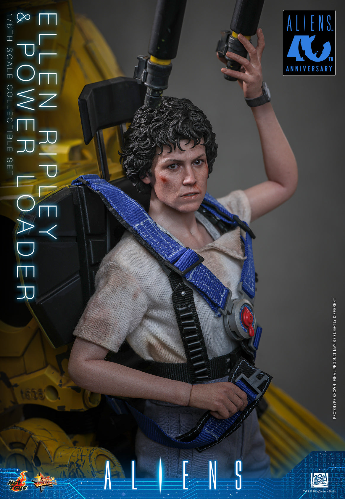 Hot Toys Aliens Ellen Ripley and Power Loader Collectible Set