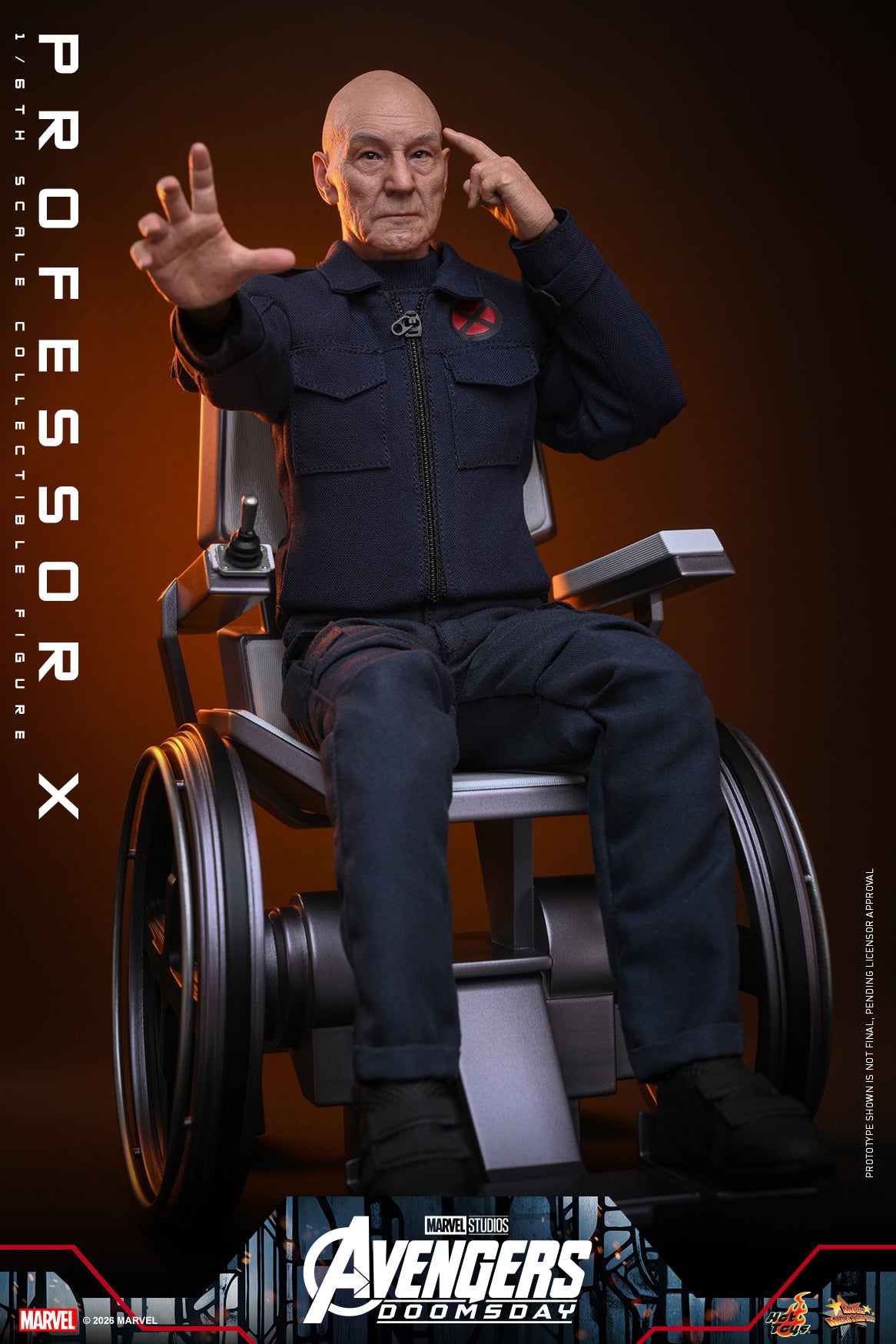 Hot Toys Avengers Doomsday Professor X Collectible Figure