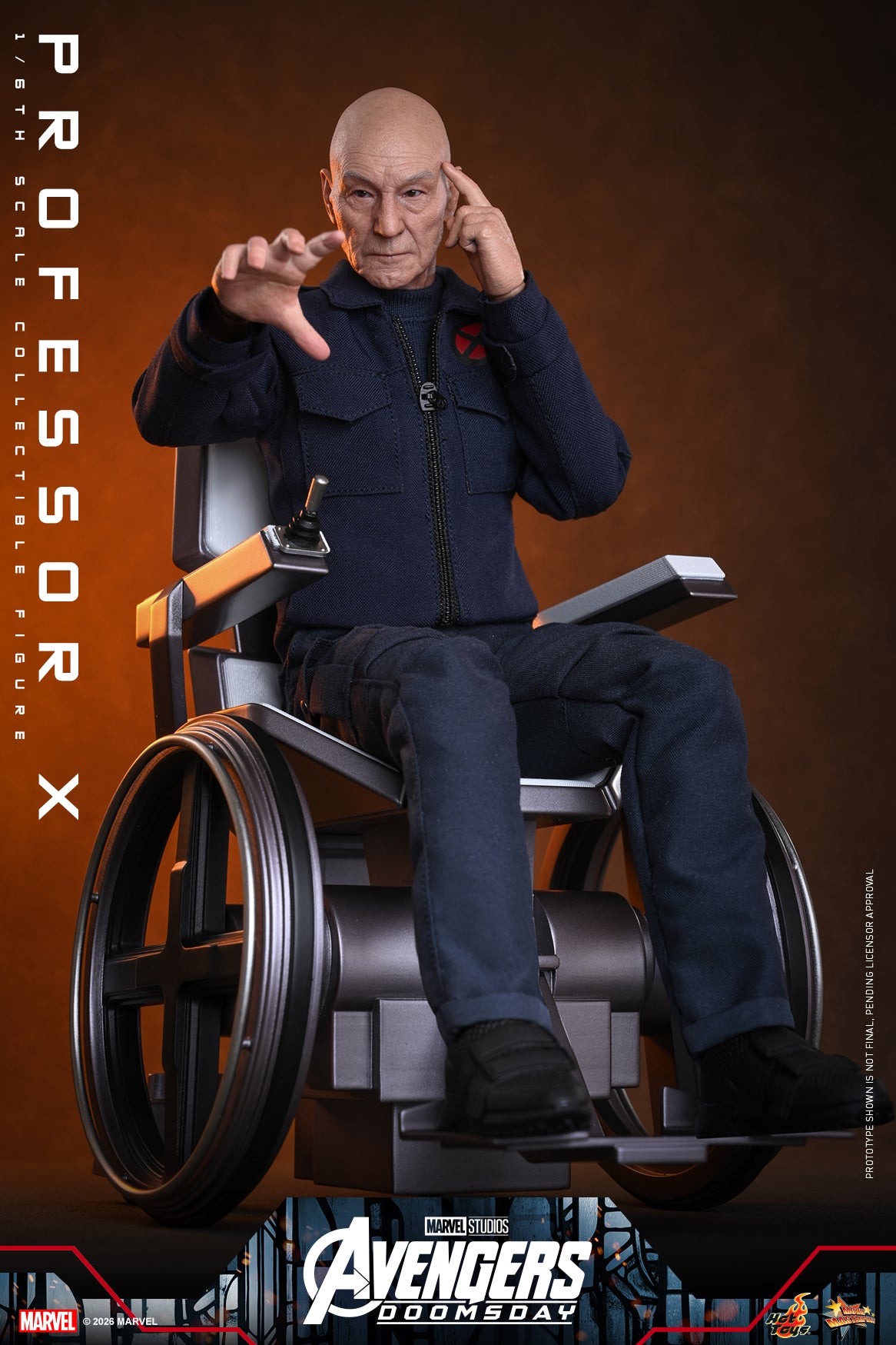 Hot Toys Avengers Doomsday Professor X Collectible Figure