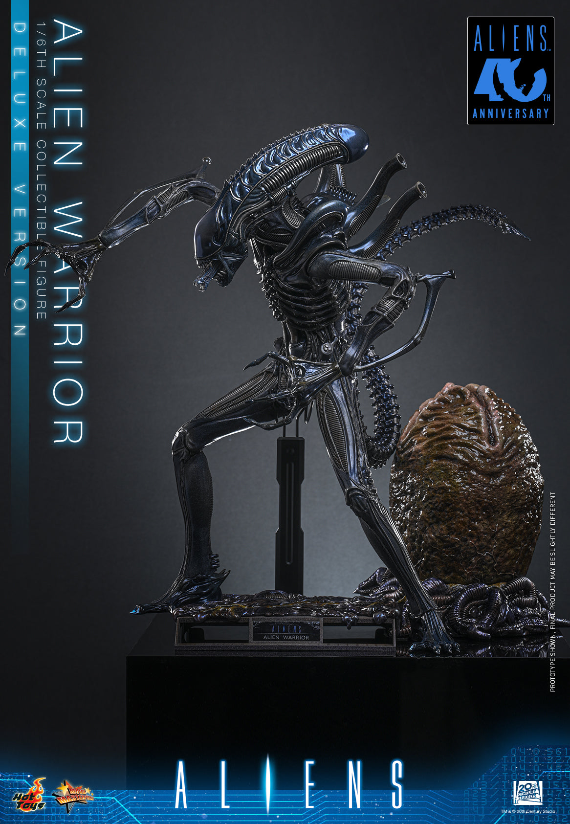 Hot Toys Aliens Alien Warrior Deluxe Version 1/6 Collectible Figure