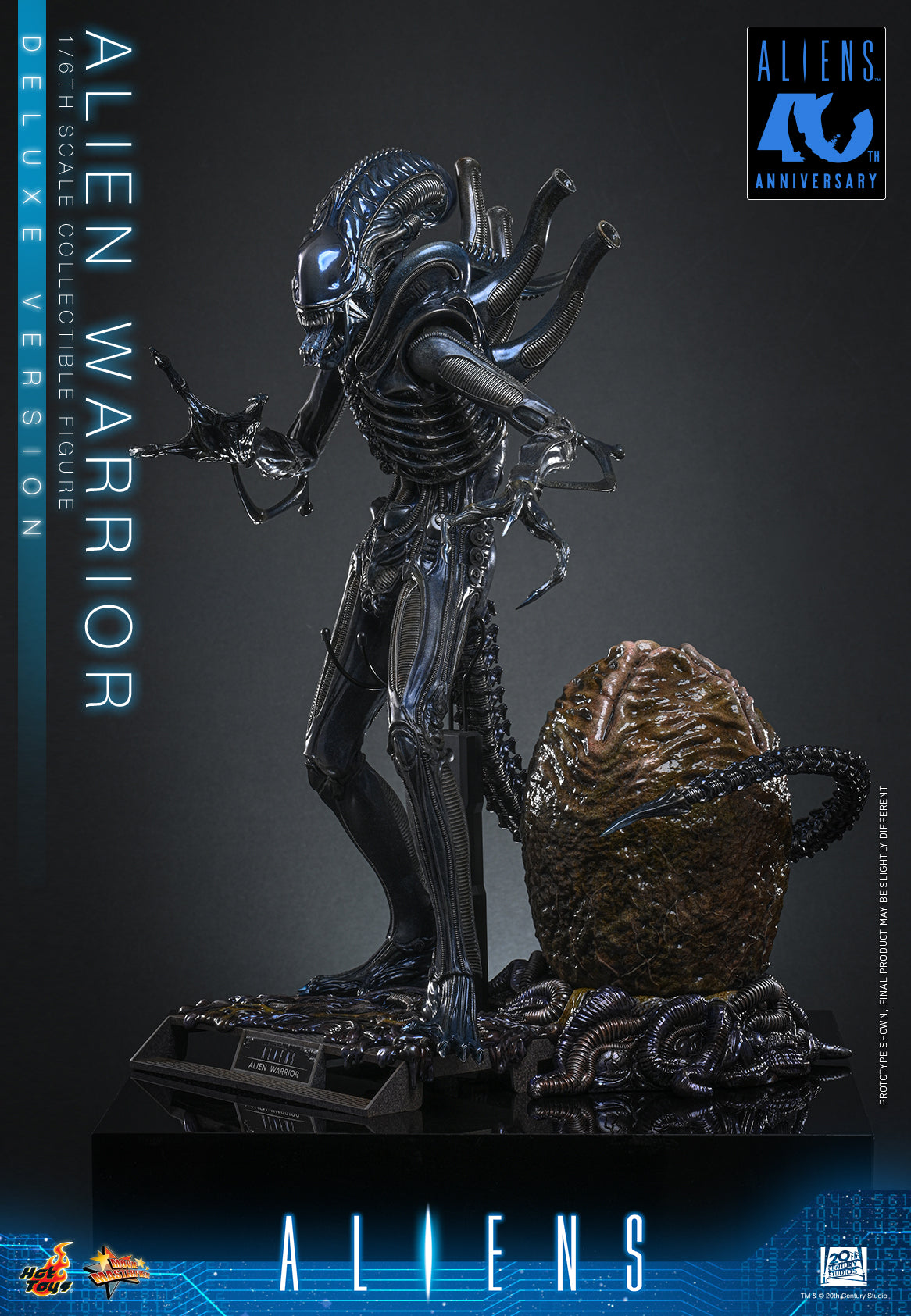 Hot Toys Aliens Alien Warrior Deluxe Version 1/6 Collectible Figure