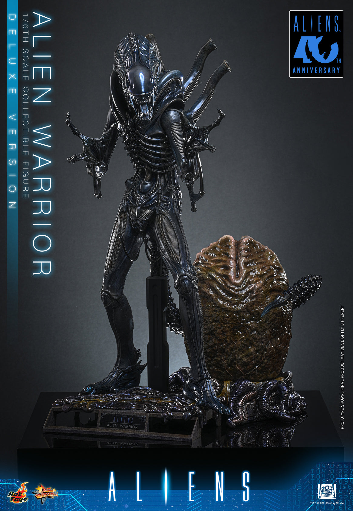 Hot Toys Aliens Alien Warrior Deluxe Version 1/6 Collectible Figure