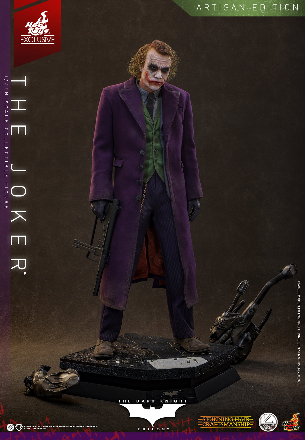 Hot Toys QS028AE The Joker 2.0 Artisan Edition 1/4 scale collectible figure