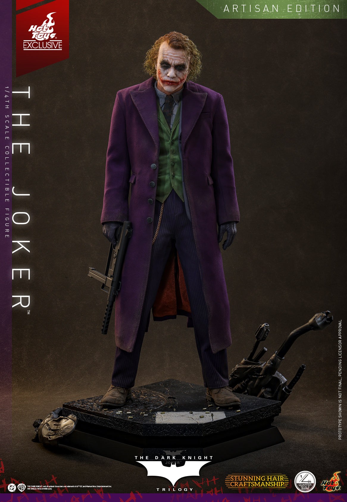 Hot Toys QS028AE The Joker 2.0 Artisan Edition 1/4 scale collectible figure