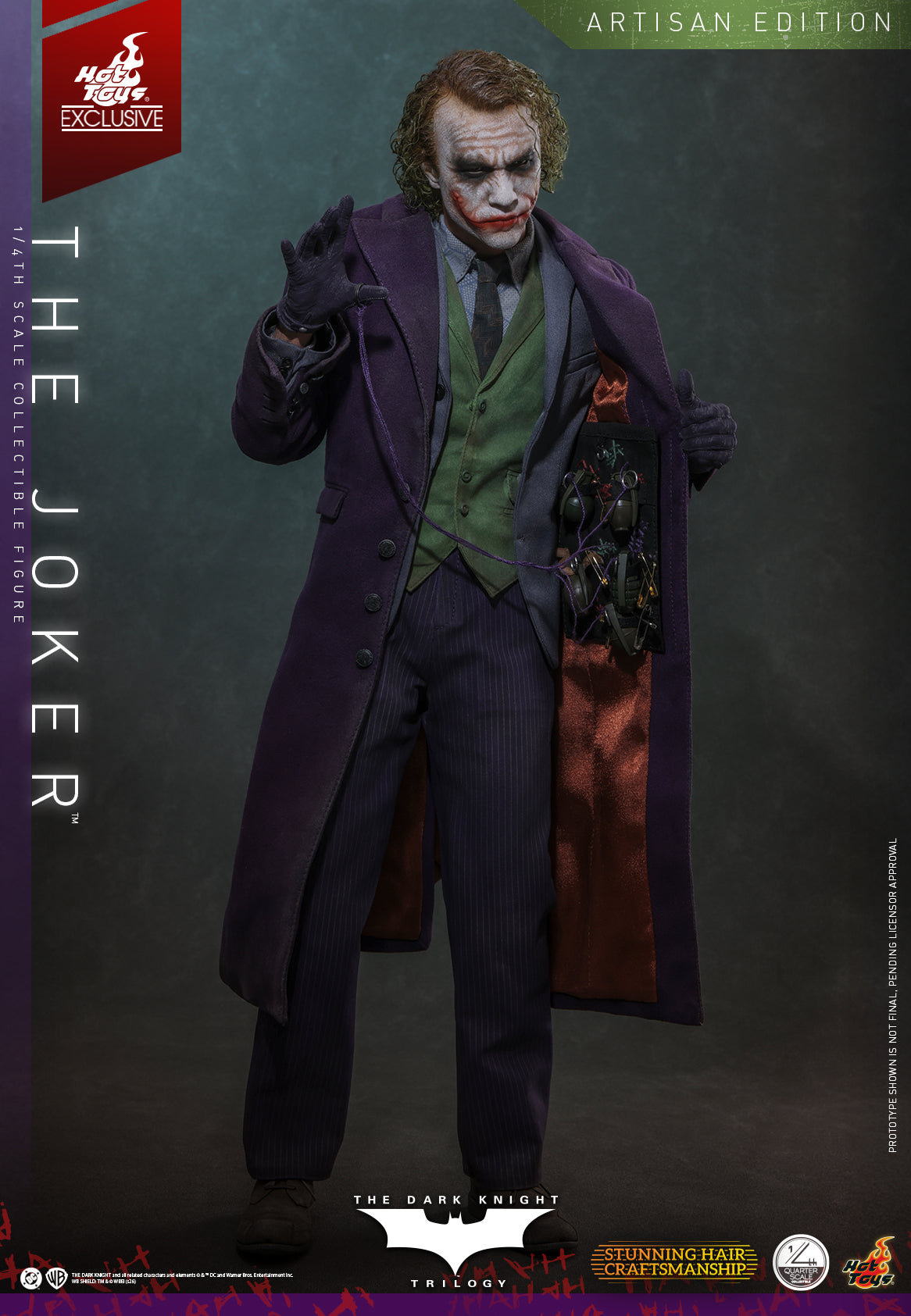 Hot Toys QS028AE The Joker 2.0 Artisan Edition 1/4 scale collectible figure