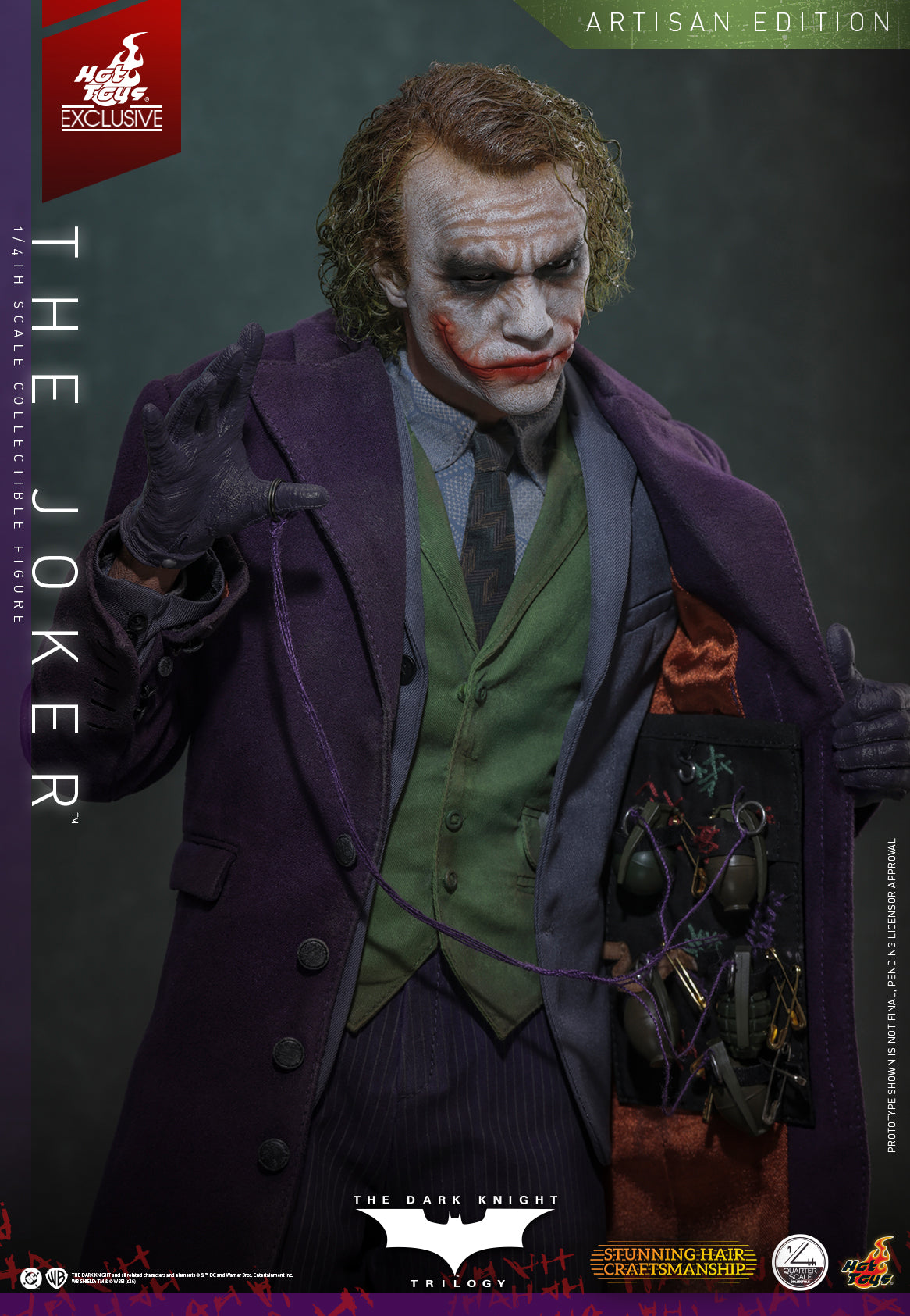 Hot Toys QS028AE The Joker 2.0 Artisan Edition 1/4 scale collectible figure