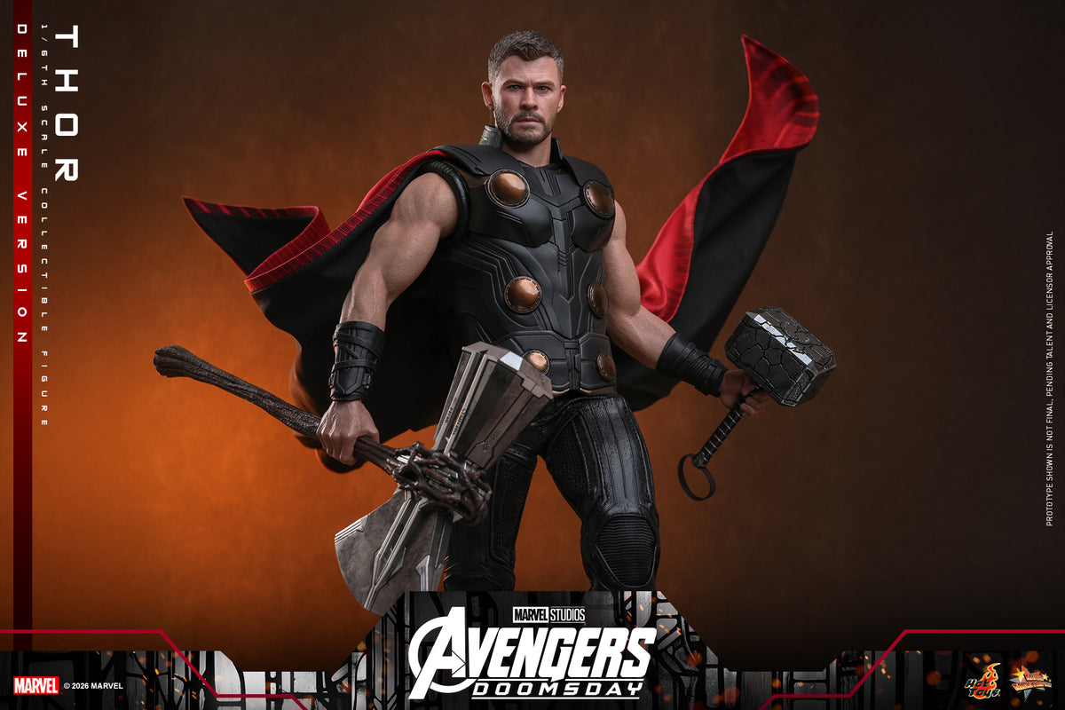Hot Toys Avengers Doomsday Thor Deluxe Collectible Figure