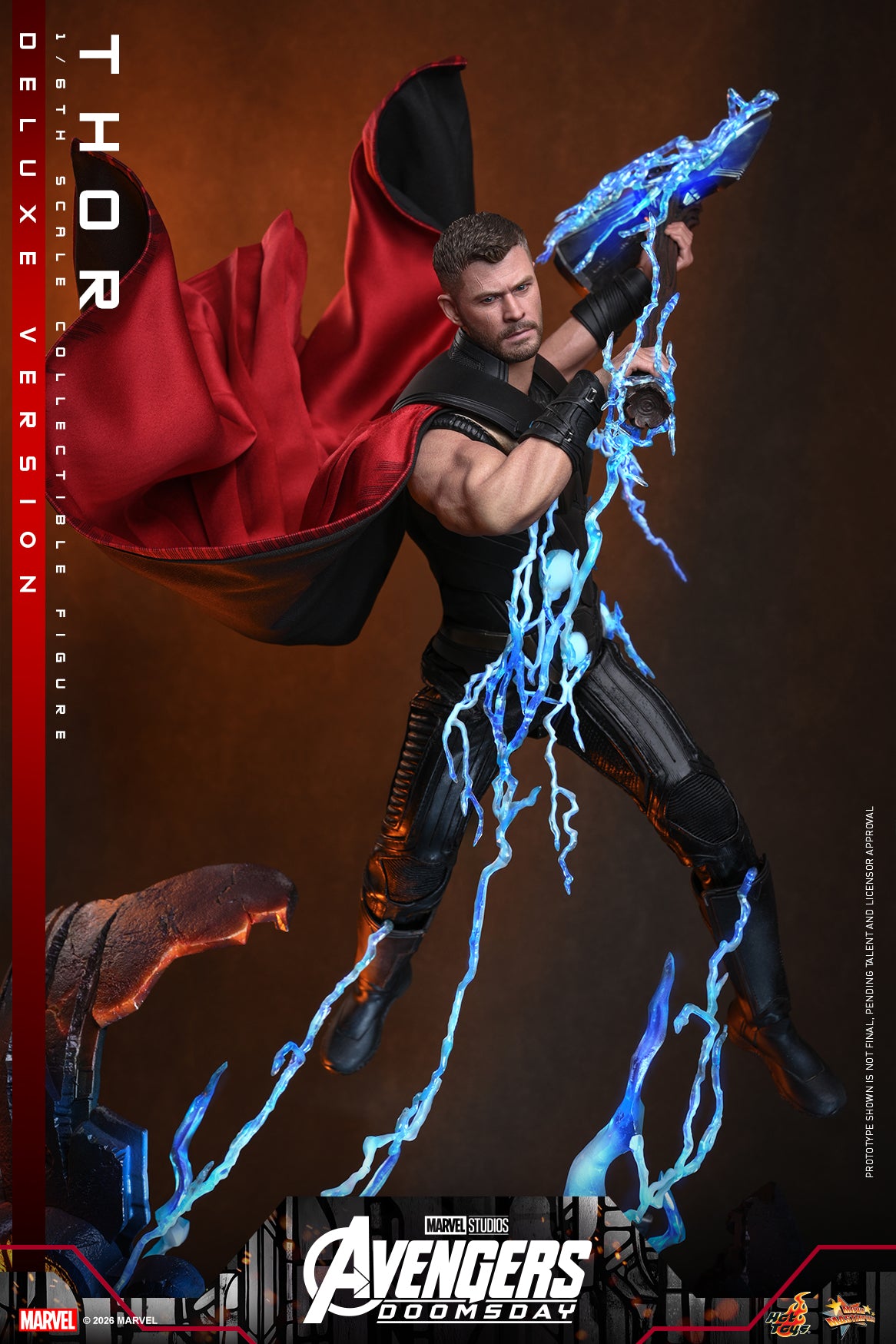 Hot Toys Avengers Doomsday Thor Deluxe Collectible Figure