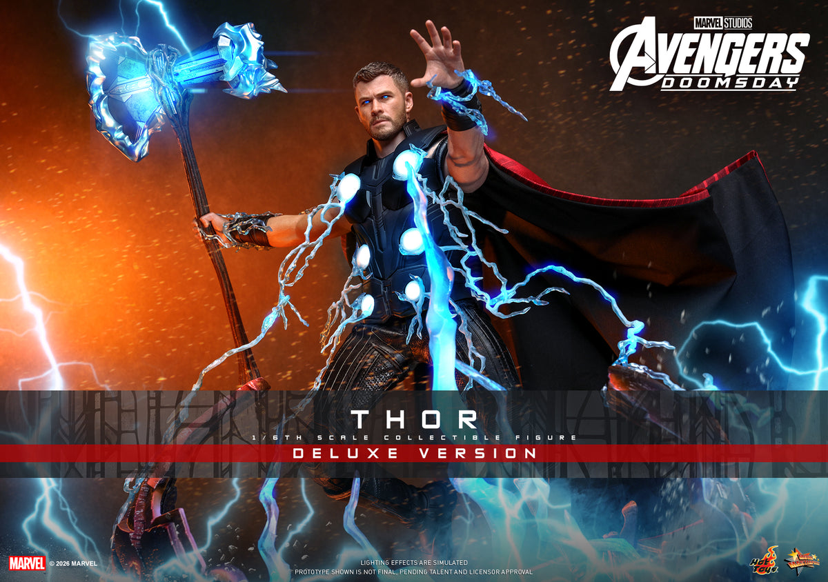 Hot Toys Avengers Doomsday Thor Deluxe Collectible Figure