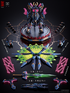 ZEN Of Collectible Peacock King Mecha Action Figure